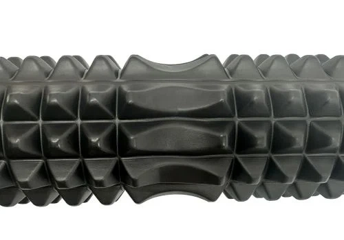 Масажний ролик EasyFit Grid Roller v.2.2 45 см чорний - Фото 2 Масажний ролик EasyFit Grid Roller v.2.2 45 см чорний - зображення 2