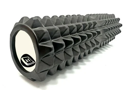 Масажний ролик EasyFit Grid Roller v.2.2 45 см чорний - Фото 3 Масажний ролик EasyFit Grid Roller v.2.2 45 см чорний - зображення 3