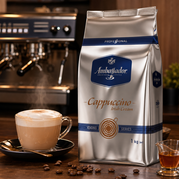 Капучино Ambassador Irish Cream 1 кг - Фото 3 Капучино Ambassador Irish Cream 1 кг - зображення 3