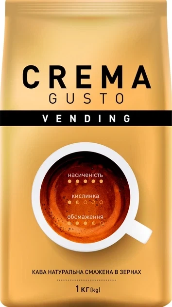Кофе в зернах Ambassador Vending Crema Gusto 1 кг - Фото 4 Кофе в зернах Ambassador Vending Crema Gusto 1 кг - изображение 4