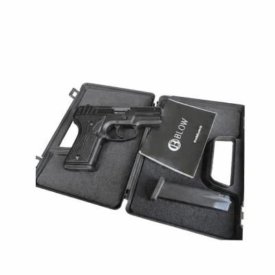 Сигнально-стартовый пистолет BLOW TRZ-91402 AVTO, 14+1/9 mm (Black/Brown Grips) add 1 magazine. - изображение 4