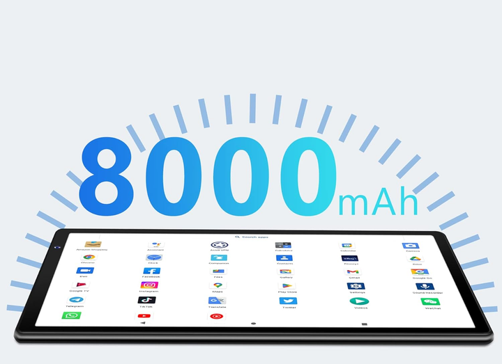 Дитячий планшет 10.1" Aocwei X500 8+6/128Gb 8 ядер Android 13 8000 mAh Синій (102380251) - Уцінка - Фото 4 Дитячий планшет 10.1" Aocwei X500 8+6/128Gb 8 ядер Android 13 8000 mAh Синій (102380251) - Уцінка - зображення 4