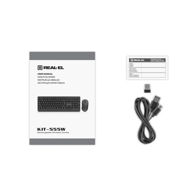 Комплект REAL-EL KIT-555W Wireless Black (EL123100056) - зображення 10