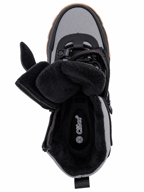 Демисезонные ботинки для мальчиков Clibee KD746-12/37 Серый 37 размер - 23,5 см стелька - изображение 3