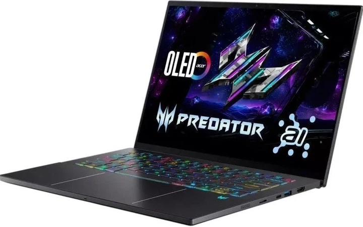 Ноутбук Acer Predator Triton 14 AI PT14-52T-972D (NH.U0GAA.002 + Stylus) Charcoal Black (14,5 / OLED touch / 2880x1800 / 120Hz / Intel Core Ultra 9-288V / 32GB RAM / 1TB SSD / RTX 5070 / Windows 11 Home) - Фото 2 Ноутбук Acer Predator Triton 14 AI PT14-52T-972D (NH.U0GAA.002 + Stylus) Charcoal Black (14,5 / OLED touch / 2880x1800 / 120Hz / Intel Core Ultra 9-288V / 32GB RAM / 1TB SSD / RTX 5070 / Windows 11 Home) - изображение 2