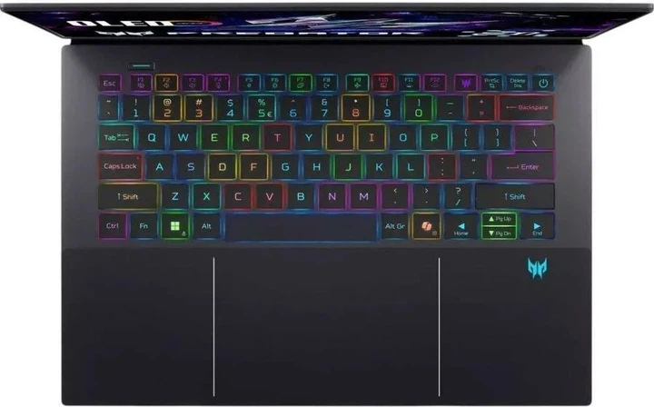 Ноутбук Acer Predator Triton 14 AI PT14-52T-972D (NH.U0GAA.002 + Stylus) Charcoal Black (14,5 / OLED touch / 2880x1800 / 120Hz / Intel Core Ultra 9-288V / 32GB RAM / 1TB SSD / RTX 5070 / Windows 11 Home) - Фото 4 Ноутбук Acer Predator Triton 14 AI PT14-52T-972D (NH.U0GAA.002 + Stylus) Charcoal Black (14,5 / OLED touch / 2880x1800 / 120Hz / Intel Core Ultra 9-288V / 32GB RAM / 1TB SSD / RTX 5070 / Windows 11 Home) - изображение 4