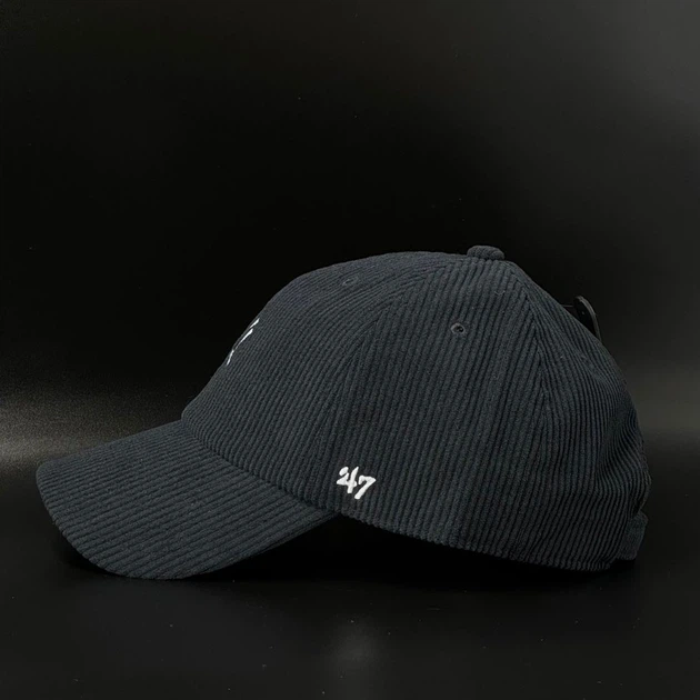 Черная вельветовая кепка 47 Brand MLB New York Yankees Clean Up B-THCBR17EWS-BK - изображение 4