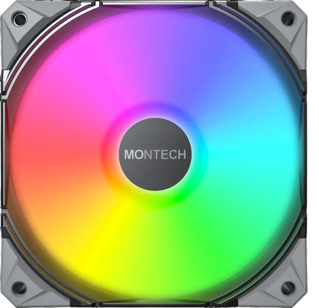 Вентилятор Montech E28 ARGB 3 in 1 Black - зображення 2