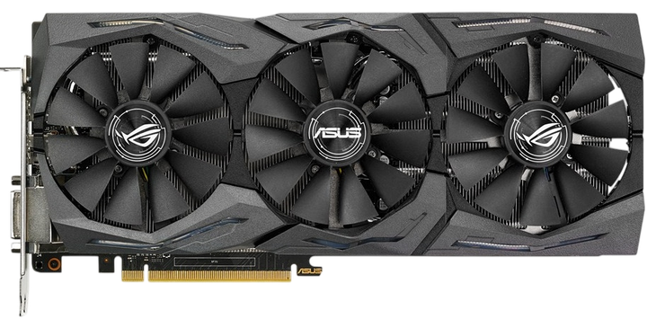 Відеокарта AMD Radeon RX 480 8GB Asus ROG Strix Gaming OC (ROG-STRIX-RX480-O8G-GAMING) Б/В - Фото 2 Відеокарта AMD Radeon RX 480 8GB Asus ROG Strix Gaming OC (ROG-STRIX-RX480-O8G-GAMING) Б/В - изображение 2