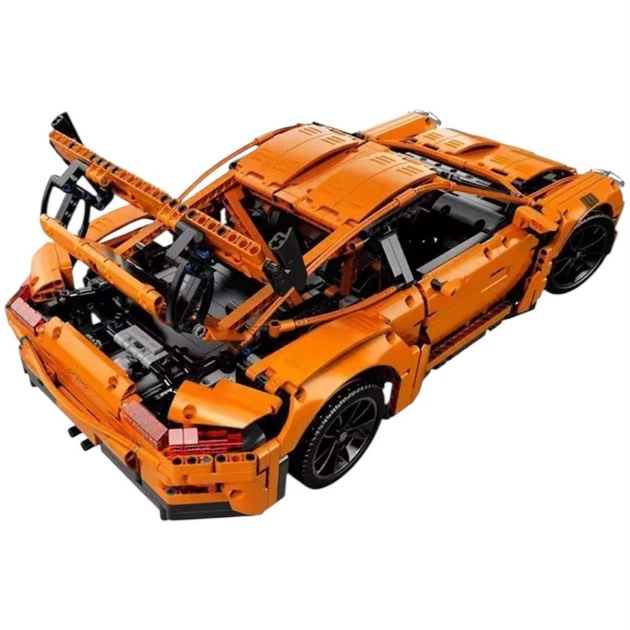 Конструктор Technic Porsche 911 GT3 RS Порше 911 оранжевый спорткар машина автомобиль Порш - изображение 3