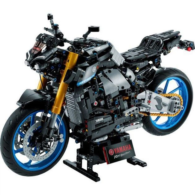 Конструктор мотоцикл YAMAHA 1478 деталей совместимый блочный - изображение 5
