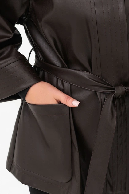Кардиган Garne 50/52(2XL/3XL) Темно-коричневый (158608) - изображение 3