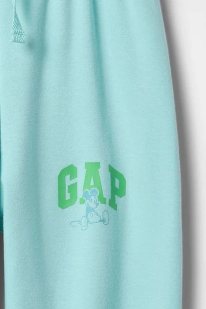Комплект: світшот і брюки Gap 80-86(см) Бірюзовий (158489) - Фото 6 Комплект: світшот і брюки Gap 80-86(см) Бірюзовий (158489) - зображення 6