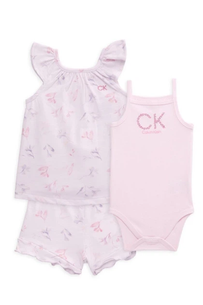 Комплект: боди и шорты Calvin Klein 68-74(см) Розовый (158507) - Фото 1 Комплект: боди и шорты Calvin Klein 68-74(см) Розовый (158507) - изображение 1