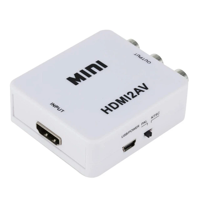 Переходник с HDMI на AV, 1080P, RCA тюльпаны / Конвертер разветвитель видеосигнала / Адаптер видеосигнала - Фото 3 Переходник с HDMI на AV, 1080P, RCA тюльпаны / Конвертер разветвитель видеосигнала / Адаптер видеосигнала - изображение 3