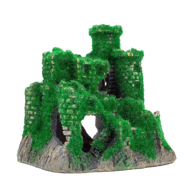 Декорация для аквариума, Happet, сказочный замок, полиэстер, 11.5x8.5x11.5 см (R010) - изображение 5