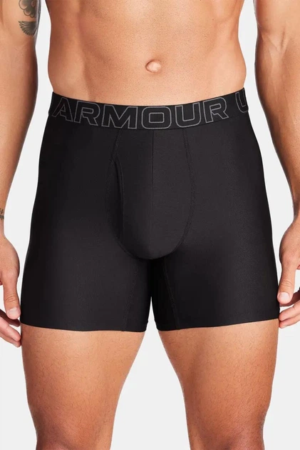 Трусы-боксерки мужские Under Armour Performance Tech Mesh -Solid 6 3Pk MD Черный 1383884-001 - Фото 2 Трусы-боксерки мужские Under Armour Performance Tech Mesh -Solid 6 3Pk MD Черный 1383884-001 - изображение 2