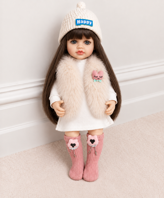 Реалістична Кукла Реборн 55 см повністю вінілова Doll Reborn Baby К0100204 - Фото 5 Реалістична Кукла Реборн 55 см повністю вінілова Doll Reborn Baby К0100204 - зображення 5