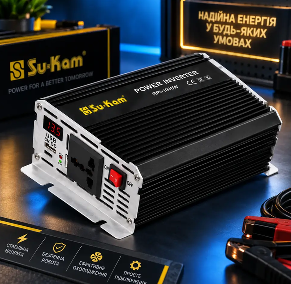 Блок питания AC DC 1000 Вт преобразователь тока от 220 В для автомобильного оборудования с цифровым вольтметром активным охлаждением защитой - изображение 9