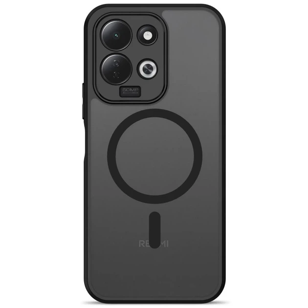 Чехол Tech-Protect Magmat для Xiaomi Redmi 17 5G | 4G Matte Black with MagSafe (5906302342815) - Фото 3 Чехол Tech-Protect Magmat для Xiaomi Redmi 17 5G | 4G Matte Black with MagSafe (5906302342815) - изображение 3