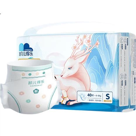 Подгузники Care Daily Xiaolu S (4-8 кг), 40 шт - изображение 3