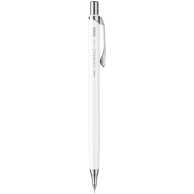 Механічний олівець Pentel XPP503, олівець для письма 0,3 мм, олівець для ескізів та малювання з гумкою, білий, одинарний - Фото 1 Механічний олівець Pentel XPP503, олівець для письма 0,3 мм, олівець для ескізів та малювання з гумкою, білий, одинарний - изображение 1