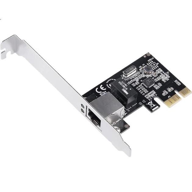 Сетевая карта MOGE PCIEx1 Gigabit, MC2246, с автоматической адаптацией скорости между 100 Мбит/с и 1000 Мбит/с, плата расширения для настольных компьютеров. - изображение 2