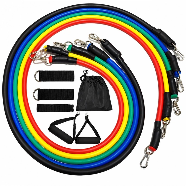 Набор эспандеров для фитнеса - Power Resistance Bands - Фото 1 Набор эспандеров для фитнеса - Power Resistance Bands - изображение 1