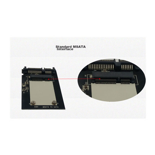 Адаптерна плата Liantuo MSATA для SATA SSD 2,5-дюймового інтерфейсу SATA SSD для ноутбука S101-1M - зображення 7