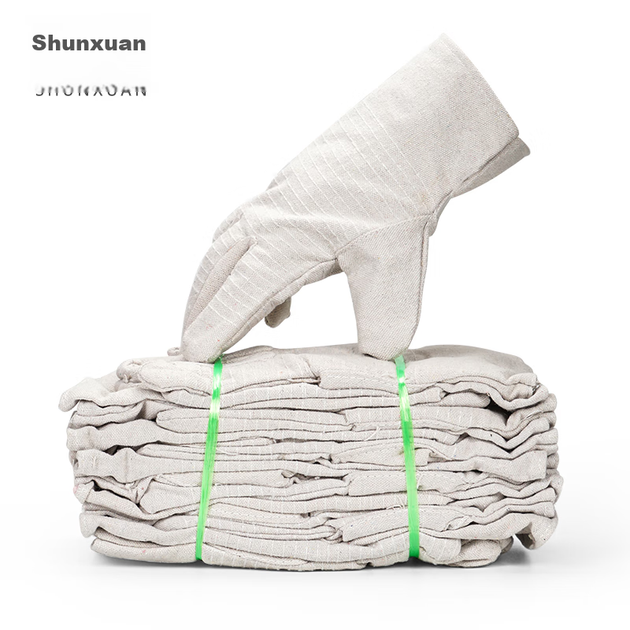 Робочі рукавички Shunxuan з полотна, захист праці, потовщені зносостійкі шкіряні рукавички для залізничних поїздів, зварювання, обробки, будівництва, обслуговування трубопроводів SFB-H, 5 пар - Фото 9 Робочі рукавички Shunxuan з полотна, захист праці, потовщені зносостійкі шкіряні рукавички для залізничних поїздів, зварювання, обробки, будівництва, обслуговування трубопроводів SFB-H, 5 пар - зображення 9