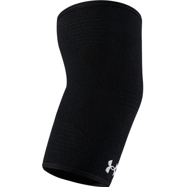 Налокітники Under Armour Sports для чоловіків та жінок, захист для фітнесу, баскетболу, бадмінтону, налокітники, компресійні, дихаючі, чорні, розмір XL - изображение 4
