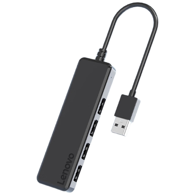 USB-хаб Lenovo, конвертер інтерфейсу 2.0, високошвидкісний адаптер розширення док-станції, концентратор-хаб, USB-подовжувач, чотиривхідна розширювальна док-станція, підходить для ноутбуків та настільних комп'ютерів, 1,5 м - изображение 4