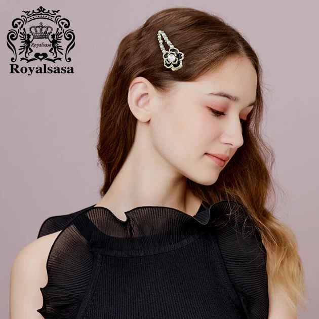 Новогодняя заколка для волос Royal Sasa, заколка для боковой челки, женская заколка для лба из высококачественной кожи в форме утиного клюва, модная заколка для затылка. - Фото 5 Новогодняя заколка для волос Royal Sasa, заколка для боковой челки, женская заколка для лба из высококачественной кожи в форме утиного клюва, модная заколка для затылка. - зображення 5