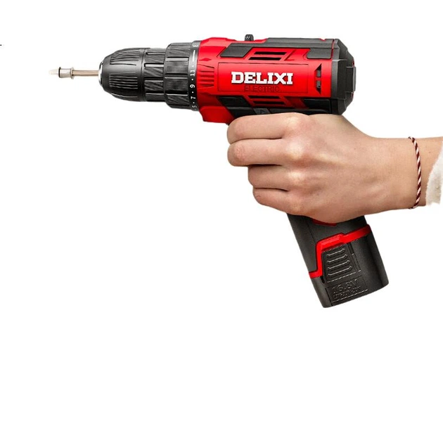 DELIXI ELECTRIC 16,8 В Беспроводная литиевая аккумуляторная электрическая дрель Многофункциональная бытовая ручная ударная отвертка - изображение 3