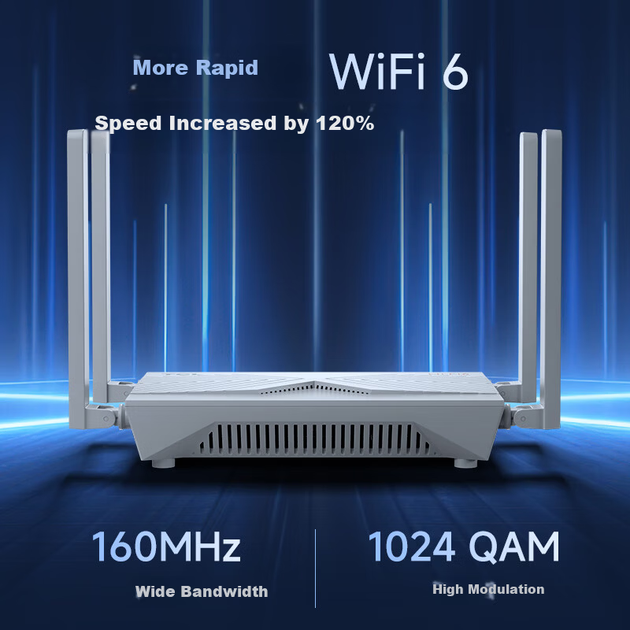Бездротовий домашній маршрутизатор TCL AX3000 Gigabit Wireless WiFi6 на базі HiSilicon Chip 5G, дводіапазонний, проникаючий крізь стіну, мережеве покриття всього будинку, продуктивність, флагманське покращення кількох сигналів, підсилення - изображение 5