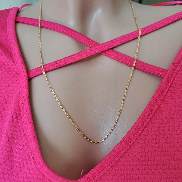 Ланцюжок Xuping Равлик 2 мм 55 см Позолота 18K - изображение 2