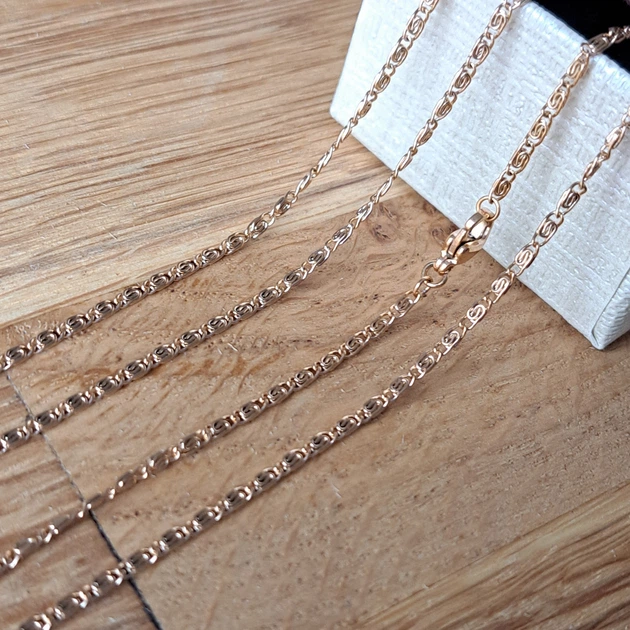 Ланцюжок Xuping Равлик 2 мм 55 см Позолота 18K - изображение 6