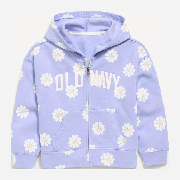 Дитяча флісова толстовка з капюшоном для дівчинки Old Navy 522771720 134см Бузкова (1159858180) - Фото 1 Дитяча флісова толстовка з капюшоном для дівчинки Old Navy 522771720 134см Бузкова (1159858180) - зображення 1