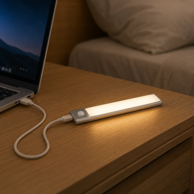Портативна лампа HYSS 200 алюміній сенсорний режим USB-зарядка - изображение 3