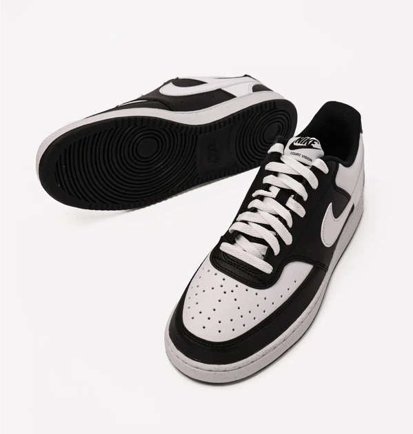 Кросівки чоловічі Nike Court Vision Lo 44 Чорний/Білий HM9862-001 - Фото 7 Кросівки чоловічі Nike Court Vision Lo 44 Чорний/Білий HM9862-001 - зображення 7