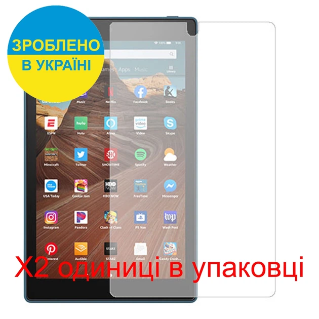 Захисна плівка Скрін Мобайл Amazon Fire HD 10 (2019) прозорий гідрожелевий силікон 2 шт - зображення 2