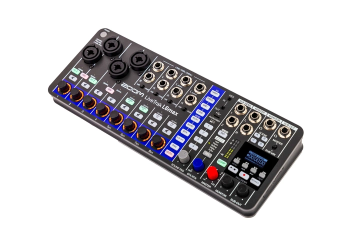 Цифровий мікшер-рекордер Zoom LiveTrak L6max - Фото 2 Цифровий мікшер-рекордер Zoom LiveTrak L6max - зображення 2
