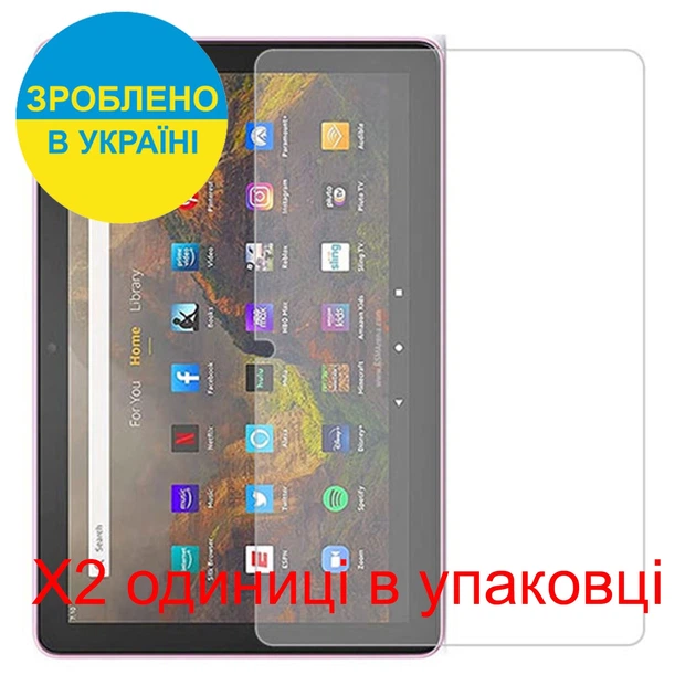 Захисна плівка Скрін Мобайл Amazon Fire HD 10 (2021) прозорий гідрожелевий силікон 2 шт - зображення 2