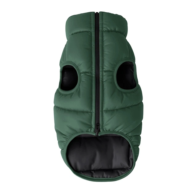 Курточка для собак WAUDOG Re-clothes двусторонняя, M40, A 38-40, B 63-66, C 39-42, изумрудный 191228 - изображение 6