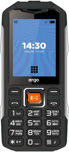 Мобильный телефон Ergo E242 DualSim Black (7200873) - Фото 1 Мобильный телефон Ergo E242 DualSim Black (7200873) - изображение 1