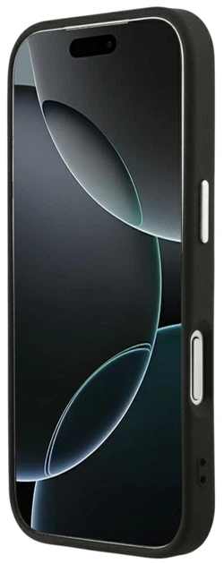 Etui plecki Karl Lagerfeld Embossed Open Ring RSG Logo MagSafe do Apple iPhone 17 Pro Max / 18 Pro Max Black (3666339659530) - obraz 4