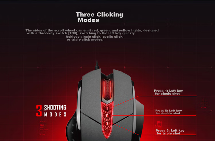 Мышь A4Tech Bloody V7M USB Black - Фото 4 Мышь A4Tech Bloody V7M USB Black - изображение 4