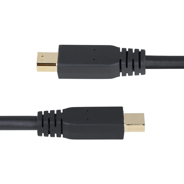 Kabel StarTech Mini DisplayPort - DisplayPort 1.4 3 m Black (DP14MDPMM10F) - Zdjęcie 5 Kabel StarTech Mini DisplayPort - DisplayPort 1.4 3 m Black (DP14MDPMM10F) - obraz 5