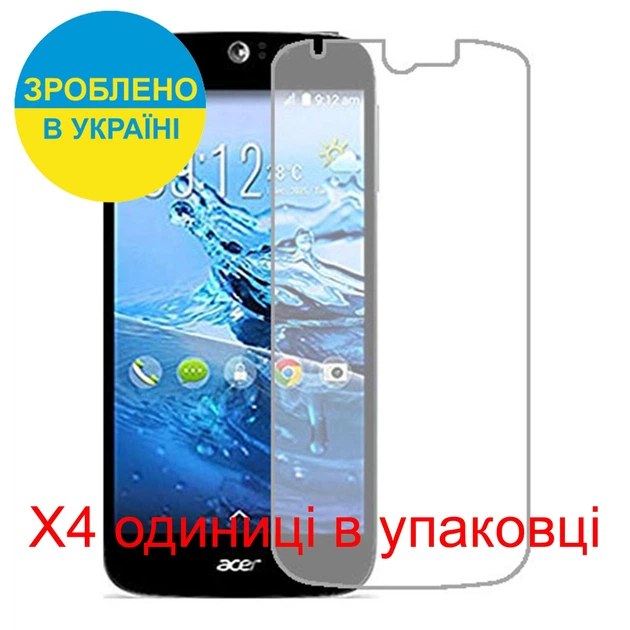Защитная пленка Скрин Мобайл Acer Liquid Jade Z Как лист бумага 4 шт - изображение 2