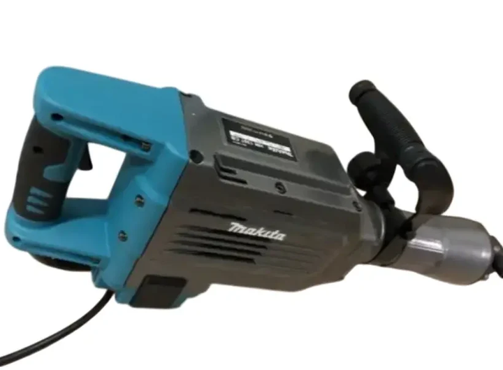 Отбойный молоток Makita 1700 Вт профессиональный электрический отбойник 45 Дж для демонтажа бетона кирпича камня 1450 уд/мин SDS-HEX антивибрационная система 220 В в кейсе - изображение 8